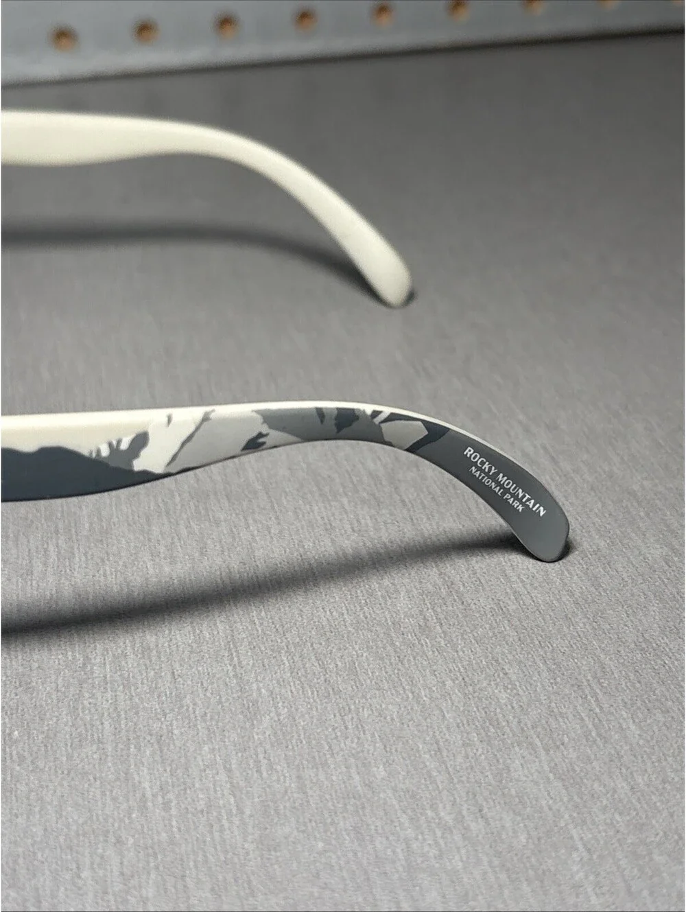 Goodr Rocky Mountain National Park Polarized Sunglasses White READ
